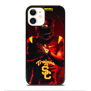 USC FOOTBALL TROJANS LOGO iPhone 12 Case Cover