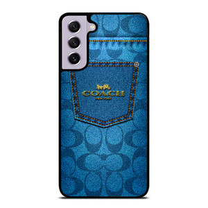 COACH JEANS Samsung Galaxy S21 FE Case Cover COACH JEANS Samsung Galaxy S21 FE Case Cover