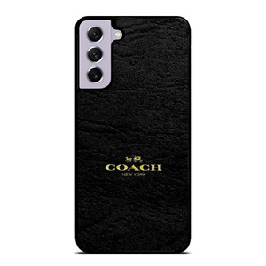 COACH LOGO TEXTURE BLACK Samsung Galaxy S21 FE Case Cover COACH LOGO TEXTURE BLACK Samsung Galaxy S21 FE Case Cover