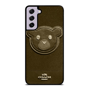 COACH NEW YORK BROWN BEAR Samsung Galaxy S21 FE Case Cover COACH NEW YORK BROWN BEAR Samsung Galaxy S21 FE Case Cover