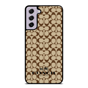 COACH NEW YORK BROWN Samsung Galaxy S21 FE Case Cover COACH NEW YORK BROWN Samsung Galaxy S21 FE Case Cover