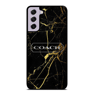COACH NEW YORK GOLD MARBLE Samsung Galaxy S21 FE Case Cover COACH NEW YORK GOLD MARBLE Samsung Galaxy S21 FE Case Cover