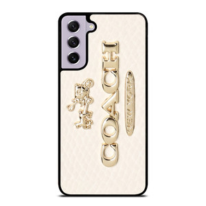 COACH PINK PATTERN MATE Samsung Galaxy S21 FE Case Cover COACH PINK PATTERN MATE Samsung Galaxy S21 FE Case Cover