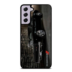 DODGE CHARGER BLACK CAR Samsung Galaxy S21 FE Case Cover