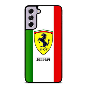 FERRARI ITALI FLAG LOGO Samsung Galaxy S21 FE Case Cover FERRARI ITALI FLAG LOGO Samsung Galaxy S21 FE Case Cover