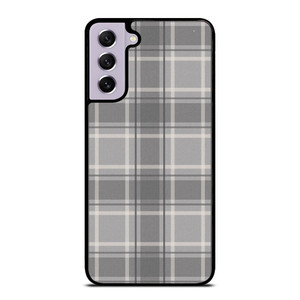 GREY TARTAN PLAID PATTERN Samsung Galaxy S21 FE Case Cover GREY TARTAN PLAID PATTERN Samsung Galaxy S21 FE Case Cover