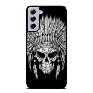 INDIAN FEATHER SKULL Samsung Galaxy S21 FE Case Cover