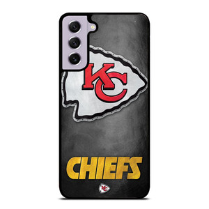 KANSAS CITY CHIEFS METAL LOGO Samsung Galaxy S21 FE Case Cover
