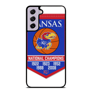 KANSAS JAYHAWKS UNIVERSITY BASKETBALL Samsung Galaxy S21 FE Case Cover