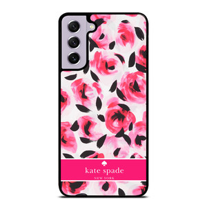 KATE SPADE NEW YORK PINK ROSE Samsung Galaxy S21 FE Case Cover KATE SPADE NEW YORK PINK ROSE Samsung Galaxy S21 FE Case Cover