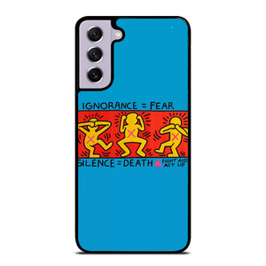 KEITH HARING FIGHT AIDS Samsung Galaxy S21 FE Case Cover KEITH HARING FIGHT AIDS Samsung Galaxy S21 FE Case Cover