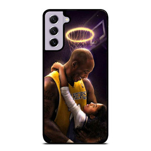 KOBE BRYANT AND GIGI Samsung Galaxy Note 9 Black Rubber Samsung Galaxy S21 FE Case Cover
