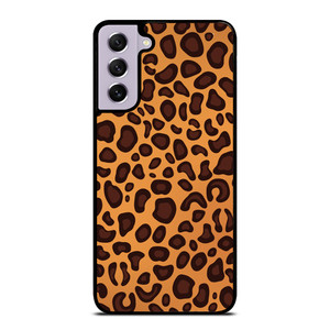 LEAPARD BROWN PATTERN Samsung Galaxy S21 FE Case Cover