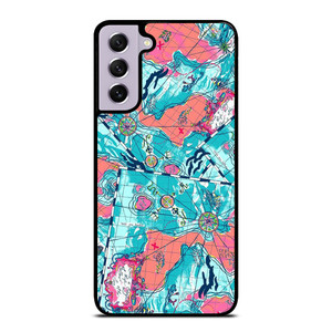 LILLY PULITZER MAP PATTERN Samsung Galaxy S21 FE Case Cover