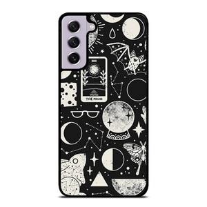 LUNAR PATTERN BLACK WHITE Samsung Galaxy S21 FE Case Cover