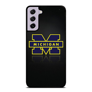 MICHIGAN WOLVERINES METAL LOGO Samsung Galaxy S21 FE Case Cover