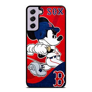 MICKEY MOUSE BOSTON RED SOX Samsung Galaxy S21 FE Case Cover