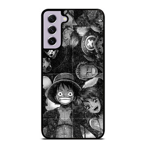 ONE PIECE BLACK WHITE GRUNGE ALL Samsung Galaxy S21 FE Case Cover
