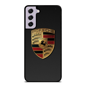 PORSCHE LOGO CARBON Samsung Galaxy S21 FE Case Cover PORSCHE LOGO CARBON Samsung Galaxy S21 FE Case Cover