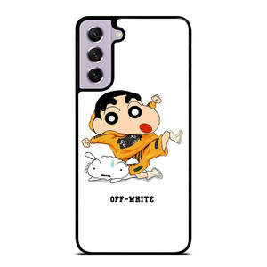 SHIN CHAN X OFF WHITE Samsung Galaxy S21 FE Case Cover