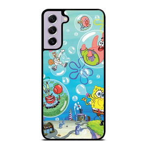 SPONGEBOB AND FRIENDS BUBBLES Samsung Galaxy S21 FE Case Cover SPONGEBOB AND FRIENDS BUBBLES Samsung Galaxy S21 FE Case Cover