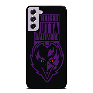 STRAIGHT OUTTA BALTIMORE BALTIMORE RAVENS Samsung Galaxy S21 FE Case Cover
