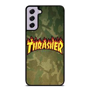 THRASHER LOGO CAMO FABRIC Samsung Galaxy S21 FE Case Cover THRASHER LOGO CAMO FABRIC Samsung Galaxy S21 FE Case Cover