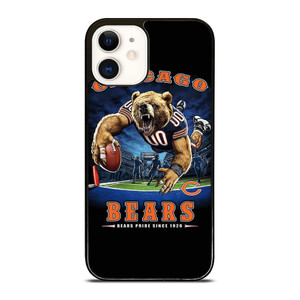 CHICAGO BEARS FOOTBALL MASCOT iPhone 12 Case Cover CHICAGO BEARS FOOTBALL MASCOT iPhone 12 Case Cover
