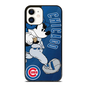 CHICAGO CUBS LOGO MICKEY MOUSE iPhone 12 Case Cover CHICAGO CUBS LOGO MICKEY MOUSE iPhone 12 Case Cover