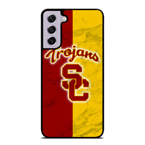 USC TROJANS LOGO MARBLE Samsung Galaxy S21 FE Case Cover