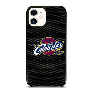 CLEVELAND CAVALIERS CARBON LOGO iPhone 12 Case Cover CLEVELAND CAVALIERS CARBON LOGO iPhone 12 Case Cover