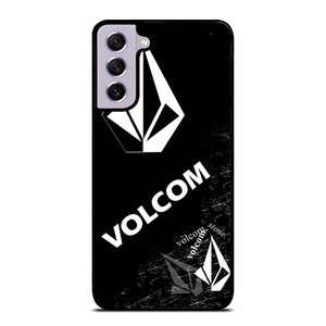 VOLCOM BLACK LOGO Samsung Galaxy S21 FE Case Cover