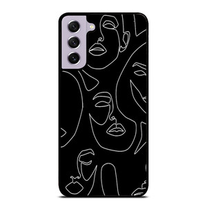 WOMAN FACE SKETCH PATTERN Samsung Galaxy S21 FE Case Cover WOMAN FACE SKETCH PATTERN Samsung Galaxy S21 FE Case Cover