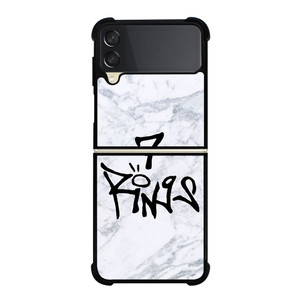 7 RINGS ARIANA GRANDE MARBLE Samsung Galaxy Z Flip 3 Case Cover