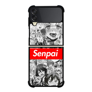 AHEGAO FACE SENPAI ANIME Samsung Galaxy Z Flip 3 Case Cover