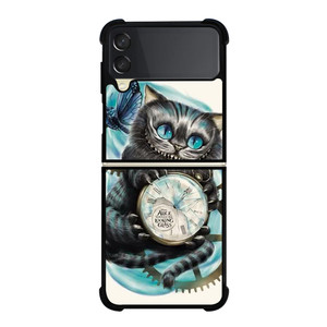 ALICE IN WONDERLAND CHESHIRE CAT ART 2 Samsung Galaxy Z Flip 3 Case Cover ALICE IN WONDERLAND CHESHIRE CAT ART 2 Samsung Galaxy Z Flip 3 Case Cover