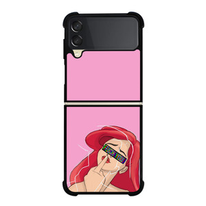 ARIEL THE LITTLE MERMAID FUCK YOU Samsung Galaxy Z Flip 3 Case Cover