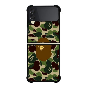BATHING APE BAPE CAMO Samsung Galaxy Z Flip 3 Case Cover BATHING APE BAPE CAMO Samsung Galaxy Z Flip 3 Case Cover