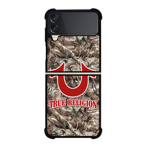 BIG BUDDHA TRUE RELIGION CAMO LOGO Samsung Galaxy Z Flip 3 Case Cover BIG BUDDHA TRUE RELIGION CAMO LOGO Samsung Galaxy Z Flip 3 Case Cover