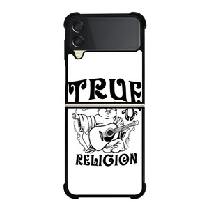 BIG BUDDHA TRUE RELIGION OFF WHITE Samsung Galaxy Z Flip 3 Case Cover BIG BUDDHA TRUE RELIGION OFF WHITE Samsung Galaxy Z Flip 3 Case Cover