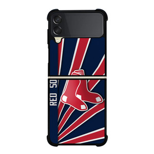 BOSTON RED SOX MLB ICON Samsung Galaxy Z Flip 3 Case Cover BOSTON RED SOX MLB ICON Samsung Galaxy Z Flip 3 Case Cover