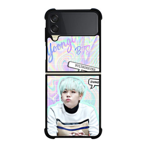 BTS SUGA CUTE Samsung Galaxy Z Flip 3 Case Cover