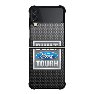 BUILT FORD TOUGH METAL CARBON Samsung Galaxy Z Flip 3 Case Cover