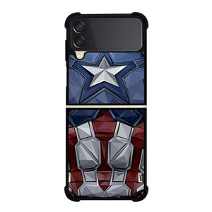CAPTAIN AMERICA SUIT ARMOR AVENGERS Samsung Galaxy Z Flip 3 Case Cover CAPTAIN AMERICA SUIT ARMOR AVENGERS Samsung Galaxy Z Flip 3 Case Cover