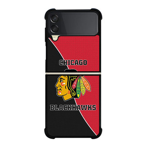 CHICAGO BLACKHAWKS NHL Samsung Galaxy Z Flip 3 Case Cover