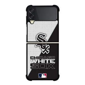 CHICAGO WHITE SOX MLB LOGO Samsung Galaxy Z Flip 3 Case Cover CHICAGO WHITE SOX MLB LOGO Samsung Galaxy Z Flip 3 Case Cover