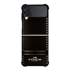 COACH BELT TEXTURE Samsung Galaxy Z Flip 3 Case Cover