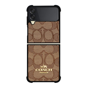 COACH NEW YORK PATTERN Samsung Galaxy Z Flip 3 Case Cover COACH NEW YORK PATTERN Samsung Galaxy Z Flip 3 Case Cover