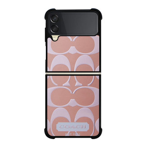 COACH NEW YORK PINK PATTERN Samsung Galaxy Z Flip 3 Case Cover