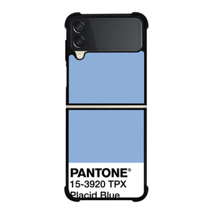 COLOR PANTONE PLACID BLUE Samsung Galaxy Z Flip 3 Case Cover COLOR PANTONE PLACID BLUE Samsung Galaxy Z Flip 3 Case Cover